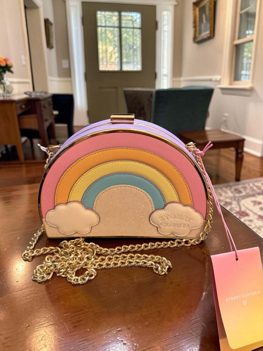 Stoney Clover Lane x Target Rainbow Clutch Crossbody Bag